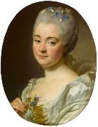 Alexander Roslin Portrait of the artist Marie Therese Reboul wife of Joseph-Marie Vien oil
